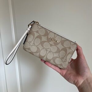 Coach Tan Wristlet